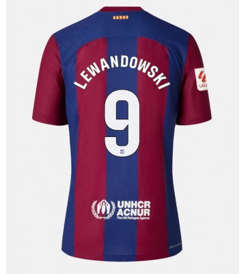 Barcelona Robert Lewandowski #9 Hemmatröja 2023-24 Kortärmad